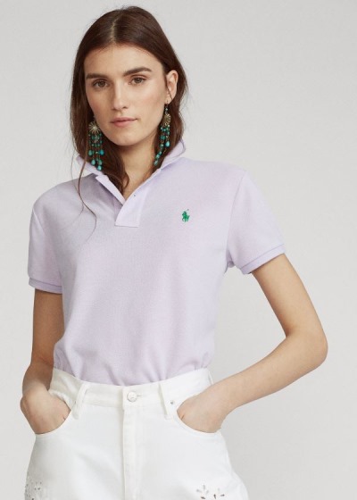 Polos Polo Ralph Lauren Mujer Morados Claro - The Earth - VZLFS4382